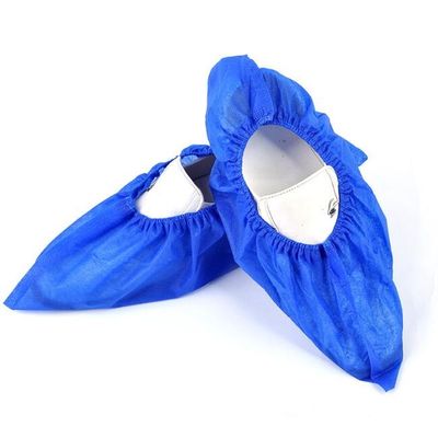 Couverture hygiénique de chaussure de Cleanroom bleu non irritant